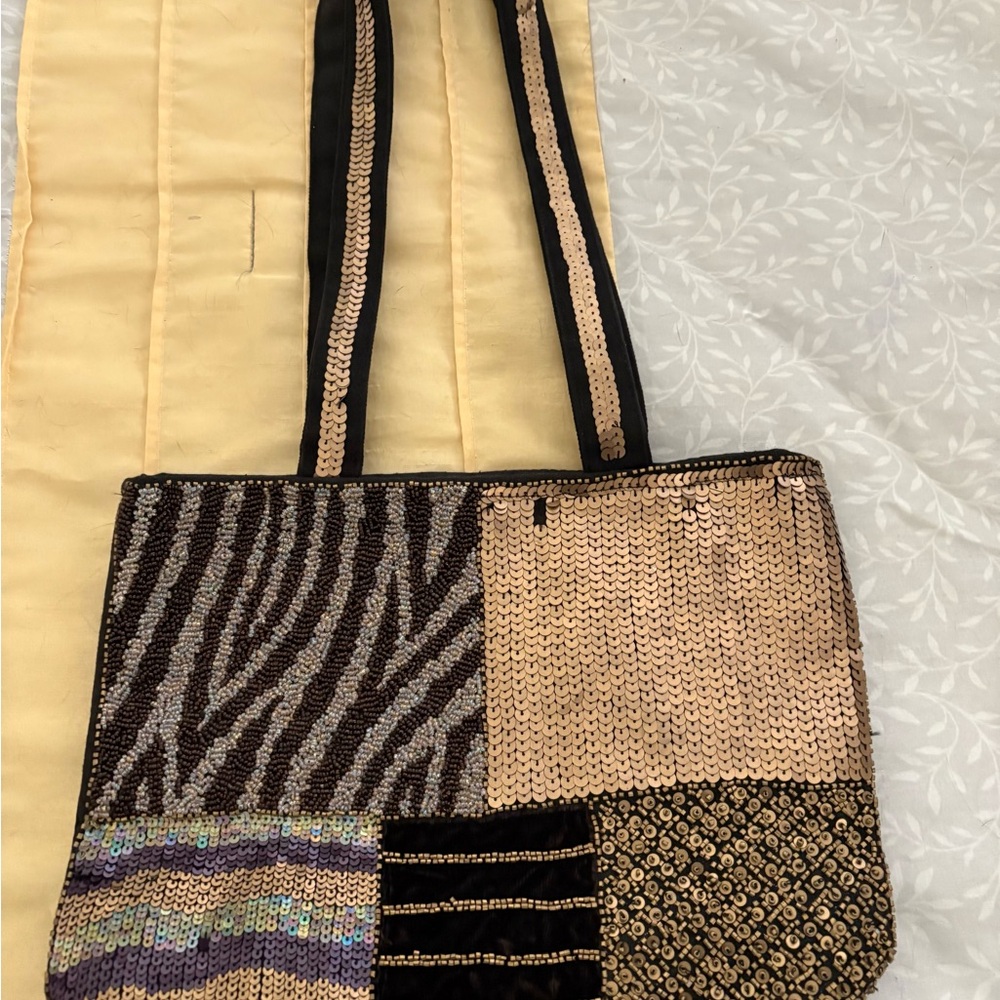 Stylish Multicolor Patchwork Tote Bag - image 1